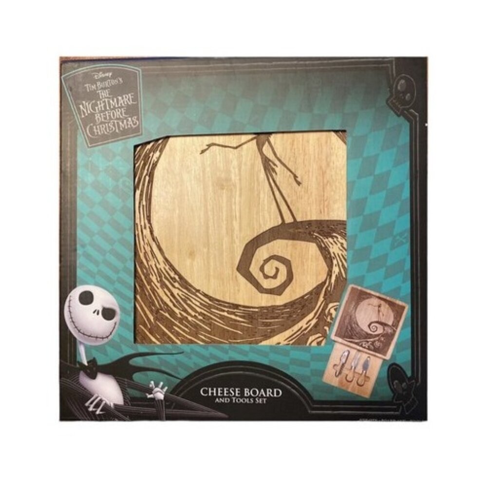 Disney Nightmare Before Christmas Cheese Charcuterie Board & Tools Jack